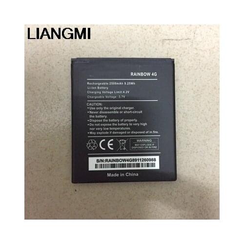 High Quality Mobile Phone Replacement Li-ion Battery for Wiko Rainbow 4G 2500mAh Battery with phone stander