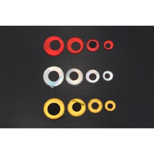 Tigofly 360 pcs/lot 3 colors assorted 2D Flat Sticky Fishing Lure Eyes 3/4/5/6mm Realistic DIY Making fly tying eyes materials