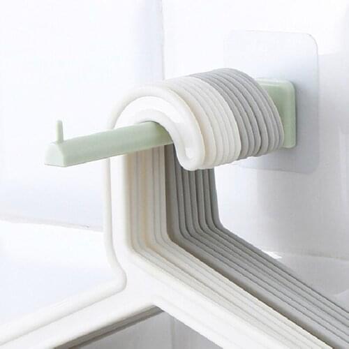 Clothes Hanger Organizer Space Saving Hanger multi-function Folding Magic Hangers Drying Racks Clothes Punch-Free Storage Rack