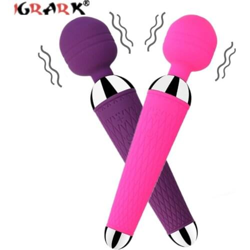 AV Vibrator Sex Toys for Woman 18 G Spot Massager Powerful Magic Wand Clitoris Stimulator Vibrating Dildo Female Erotic Products