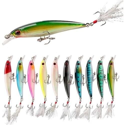 11CM/13.4G ShineGuy Vibrate Sinking Minnow Fishing Lures Fishing Wobbler Far Casting Hard Bait catfish