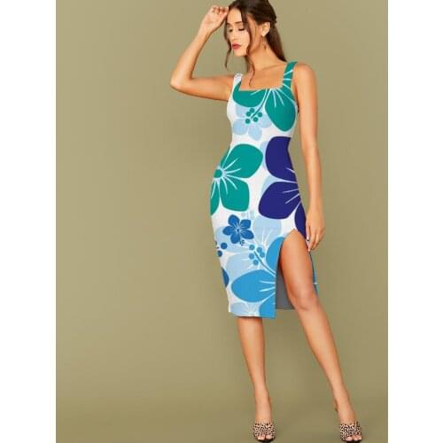 3D Dress Flower Dress Women Colorful 3d Print Art Vestido Sexy Harajuku Sundress Womens Clothing Club Beach Boho Fashion