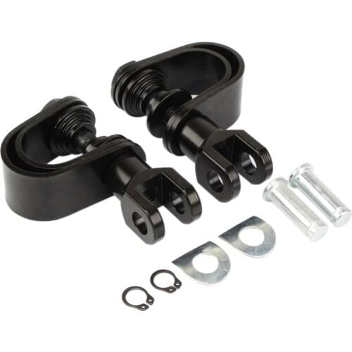 1" Motorcycle Footrest Mount Clamp Engine Guard Footpeg Clips