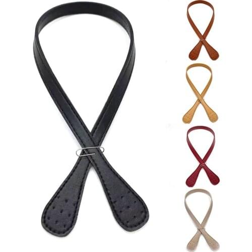 2PCs Bag Strap Detachable PU leather bag Handle Lady Shoulder Strap DIY Replacement Accessories Handbag Handle Straps Band
