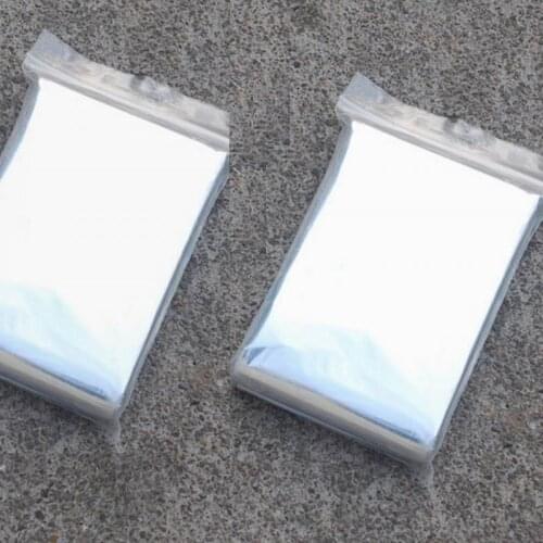 Wholesale 300 pcs Brand New Waterproof outdoor Emergency Survival Foil Thermal First Aid Rescue Blanket 210cm x 130cm Silver