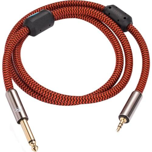 Hifi Audio Cable Mini Jack 3.5mm to MONO 6.35mm for Mobile Mixer Console AMP PC Headphone Jack 1/4" to 1/8" Cable 1M 2M 3M 5M 8M