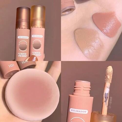 CAPPUVINI Milk tea blush Peach Pallete Monochrome Primer Eyeshadow Cream Pigment Pink Blusher lasting Face Makeup Cosmetic TSLM1