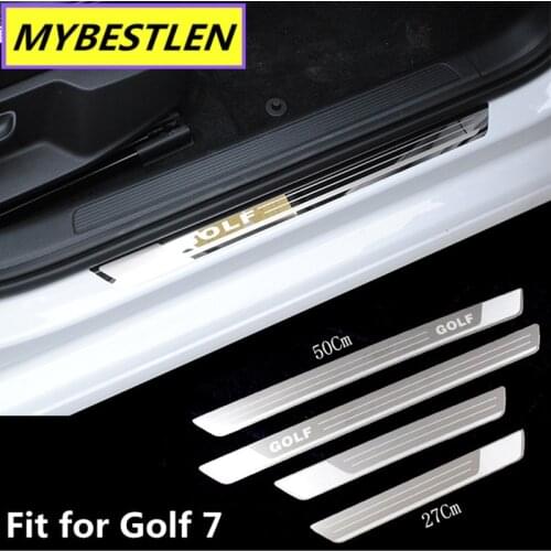 GR-DP7 Brand New For VW Volkswagen Golf 7 MK7 2013 2014 2015 accessories Stainless steel Door sill plate car styling