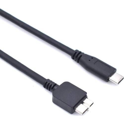 10pcs/lot Type C to Micro B Hard Drive Cable Compatible with Toshiba/Seagate/WD External Hard Drive Camera