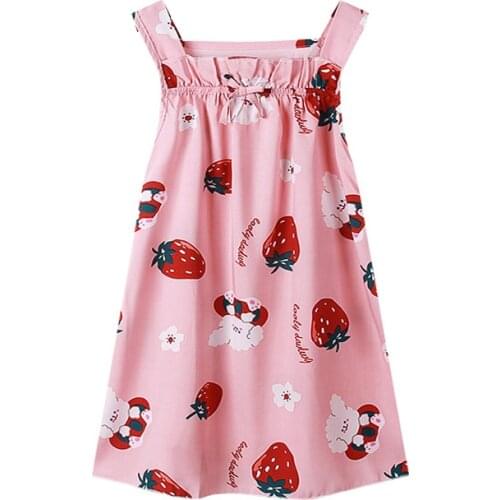 Summer Girl Baby Clothes Kids Print Vest Dress for 1 Year Birthday Baby Girls Clothing Dresses Outfit Babies Thin Dress