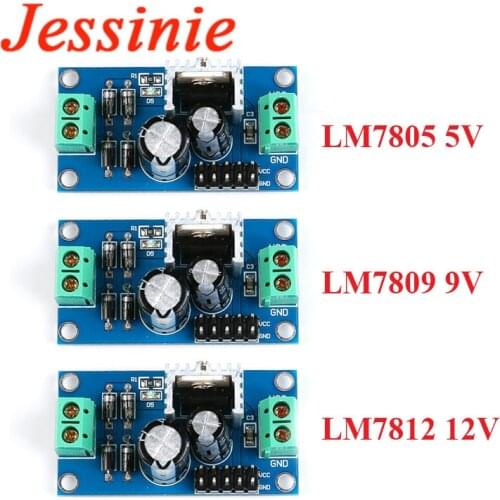 LM7805 LM7809 LM7812 DC/AC Three Terminal Voltage Regulator Power Supply Module 5V 9V 12V Output Max 1.2A