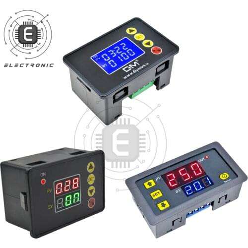 DC 12V 24V AC 110V 220V Digital Cycle Timer Delay Relay Board Module Microcomputer Timer Controller Delay Relay Module Switch