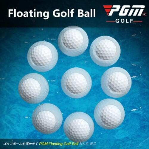 Wholesale PGM Golf Floating Ball pelotas Outdoor sports White Golf Balls Indoor Outdoor Practice Training Aid Golf Ball