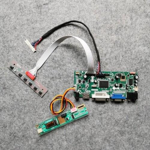 Fit HT14X19/HT14X1B/HT15X34/N150X4/IAXG15S matrix 1CCFL LVDS 30 Pin 1024*768 DIY kit LCD controller board M.NT68676 VGA+DVI