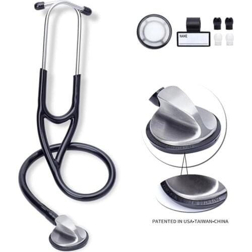 Professional Medical Doctor Stethoscope Heart Lung Cardiology Stethoscope Single Head Stethoscope Medical Equipment Device