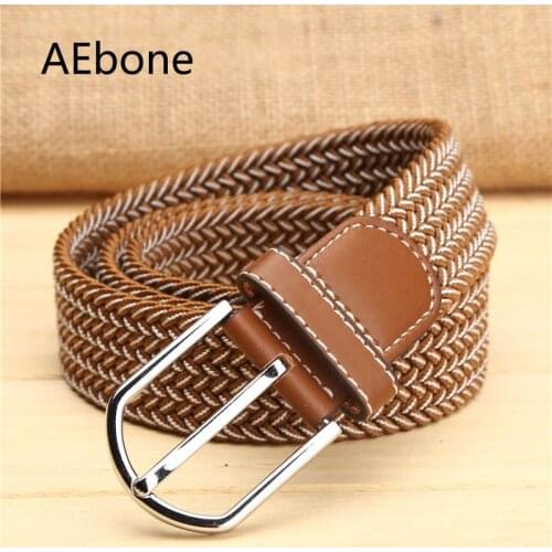 AEbone Stretch Elastic Western Cowboy Belt For Kids Kemer Children Canvas Belt Boy Girl Belt For Jeans YB011