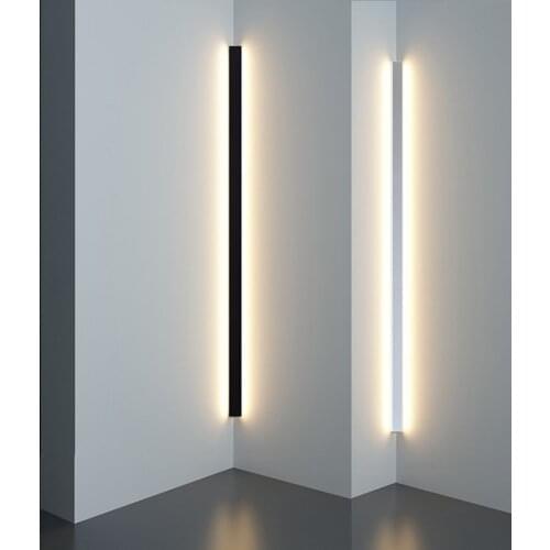 Modern Minimalist Corner LED Wall Lamp Indoor Simple Line Light Wall Sconce Stair Bedroom Bedside lamp for bedroom
