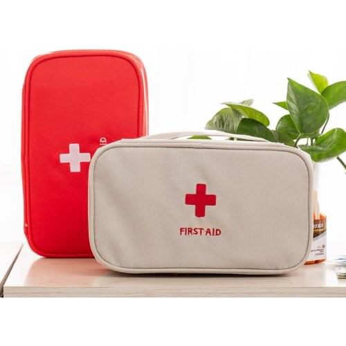 Portable First Aid Kit Bag Emergency First Aid Pouch Medical Bag Medicine Storage Case Car Outdoor Camping Travel Survival Kit