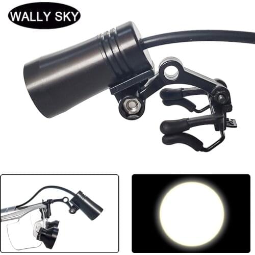 85000LUX LED Headlight High Intensity Headlamp White Light Yellow Light LED Medical Examination Surgical Lamp with Clips Battery