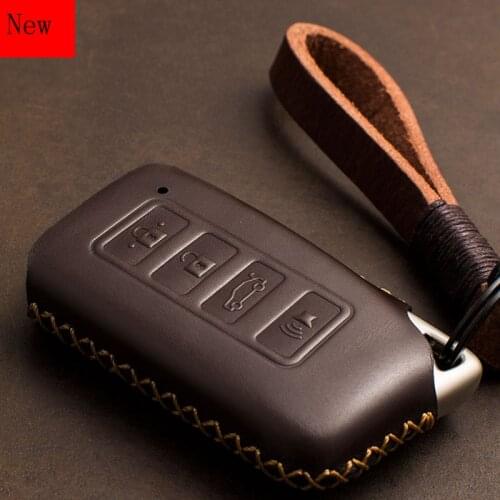 High-Quality Leather Car Smart Key Case Cover for Lexus Key Cover ES RX NX GS IS LX RC RC-F Car Accessories