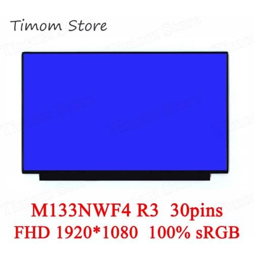 M133NWF4 R3 100% sRGB Full HD for IVO Display 13.3 Notebook LCD Matrix 1920*1080 30pins 60Hz Slim IPS Glossy Glare LP133WF4 SPA2