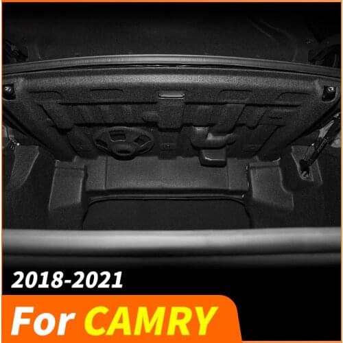 Trunk Sound Insulation Cotton, Rear Trunk Spare Tire For Toyota Camry 8TH XV70 2018 2019 2020 2021 Car Accessories Refit