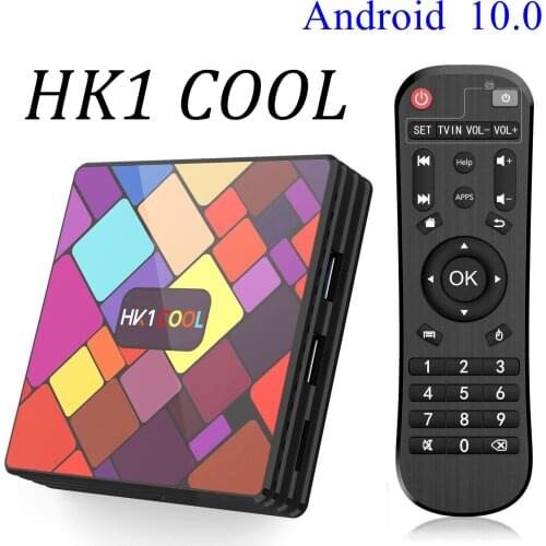 10pcs HK1 Cool Android 10.0 TV Box RK3318 Quad Core 4GB 64GB Max 2.4G/5G Dual WiFi USB3.0 BT4.0 4K H.265 UHD Smart Media Player