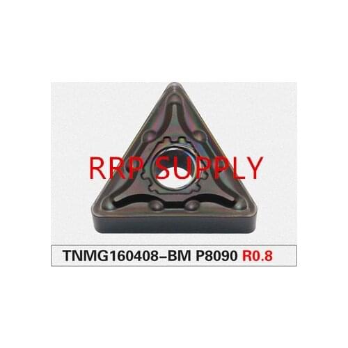 10pcs TNMG160408-BM P8090 high hardness inserts, to cut hardened steel of HRC40-65, Nano-nitride PVD coating, best quality