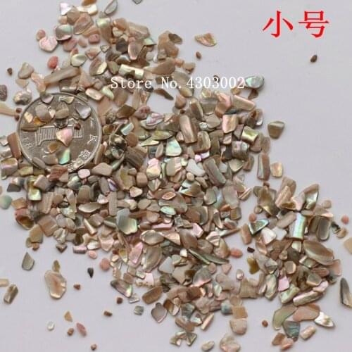 100g/lot Natural Crushed Abalone Shell Mother of Pearl shell for DIY Jewelry Crushed Shell MOP Pearl shell for fake nails