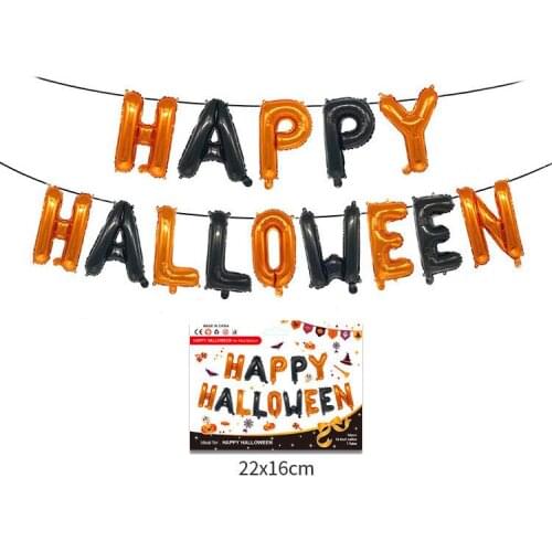 14pc Halloween Latex Balloons Pumpkins Bat Spider web Skull Air Balloon for Kids Toy Halloween Party Decoration Suupplies globos