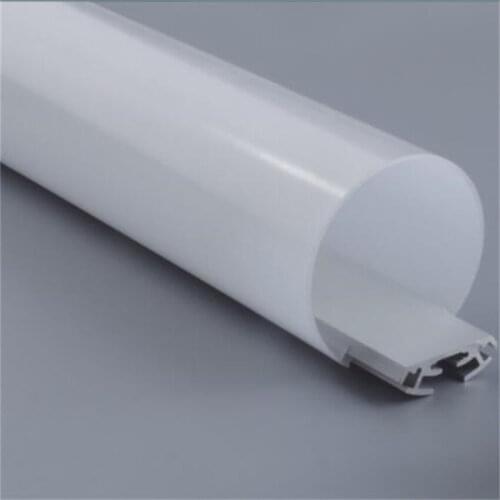 Free Shipping 1m/pcs 30pcs/lot round shape aluminum channel with cover and end caps and clips and suspended cable