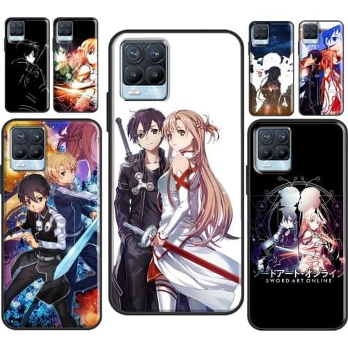 Sword Art Online Kirito Asuna SAO For OPPO Realme GT Neo 6 7 8 Pro X2 X7 C11 C21 C3 Cover For OnePlus 8T 8 9 Pro Nord Case