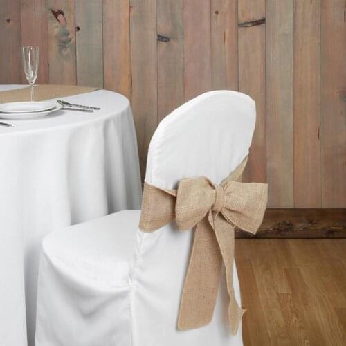 5Pcs Decorative Chairs Ribbon Portable Imitation Line Knot Ribbon Shrink Resistant Anti Fade DIY Wedding Knot Ribbon for Indoor
