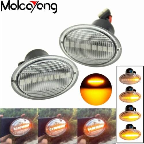 For Maserati GranCabrio Granturismo For Lancia Lybra For Fiat 500 For Ford KA Alfa LED Side Indicator Lamp Turn Signal Lights