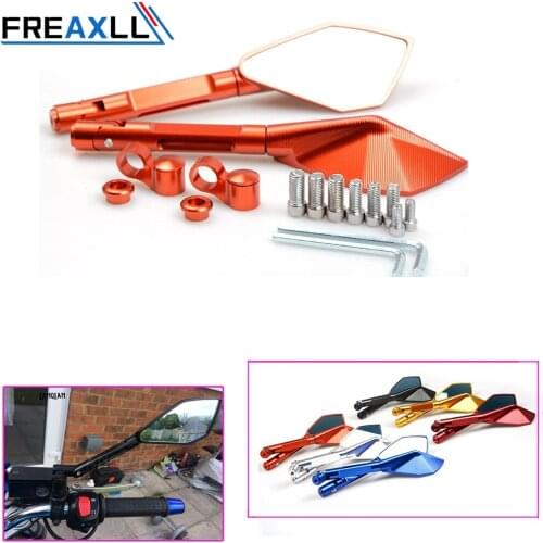 Motor Rearview Mirror Scooter Parts Universal motorcycle Scooter Rearview Mirrors for honda CG125 CB190R CB599 CB300F CB500F ABS