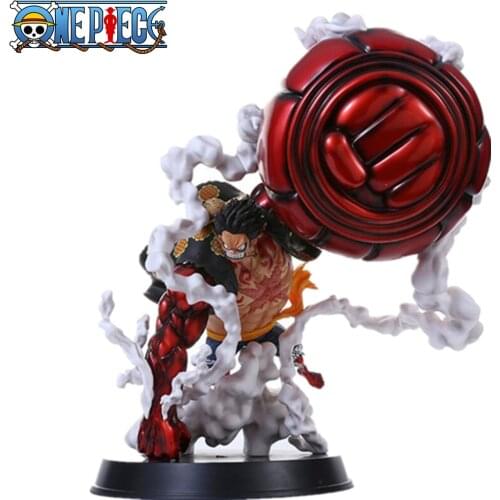 One Piece Action Figures Luffy King Kong Punch Statue PVC Action Figure Toy 240mm One Piece Anime Monkey D Luffy Figurine