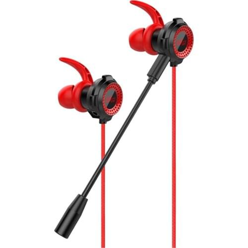 G11-A Universal Wired In-Ear Gaming Earphones with Microphone for Phone PC PUBG Xbox