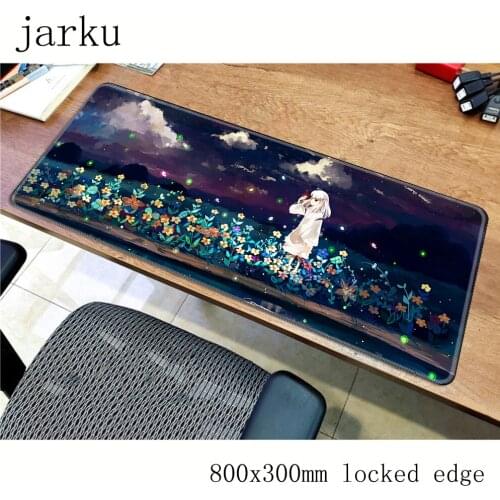 Inuyasha mousepad gamer 800x300X3MM gaming mouse pad large Halloween Gift notebook pc accessories laptop padmouse ergonomic mat