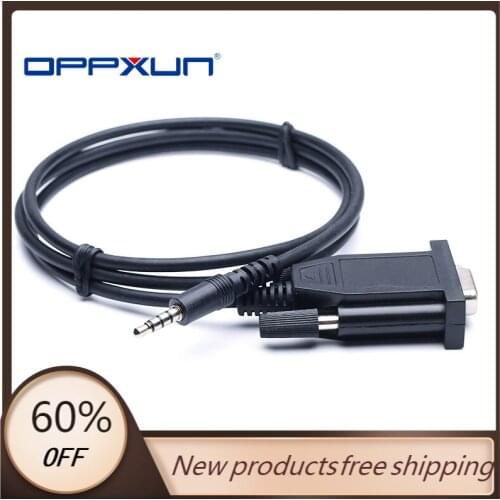 OPPXUN RS232 Programming Cable for Yaesu VX160/VX180/VX3R/VX5R/Ft-40R