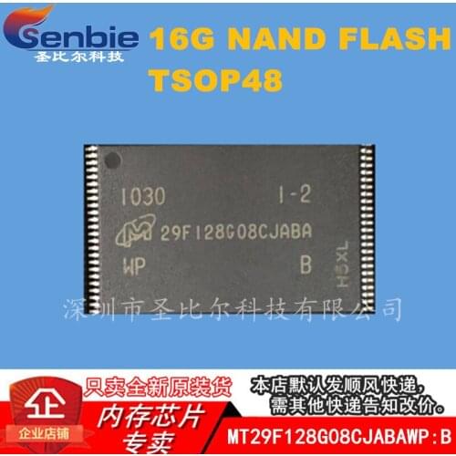 New10piece MT29F128G08CJABAWP:B 29F128G08CJABA TSOP48 16G FLASH Memory IC