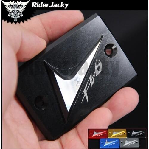 RiderJacky Black Motorcycle Front brake Fluid Reservoir Cover Cap For YAMAHA FZ6/FZ6N/FZ6S/R FZ 6 2004-2015 2011 2012 2013 2014