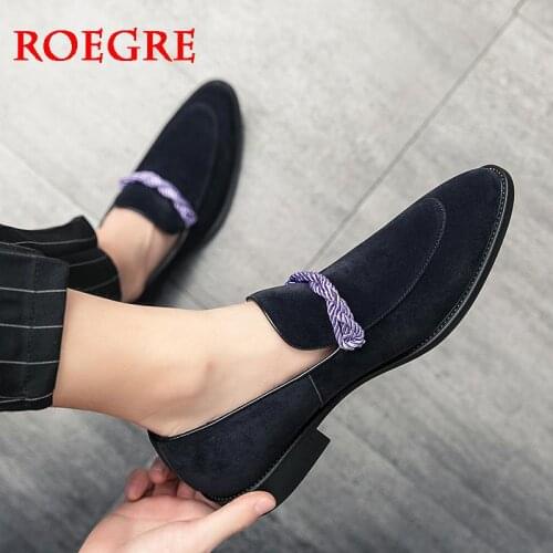 ROEGRE Men's Suede Shoes