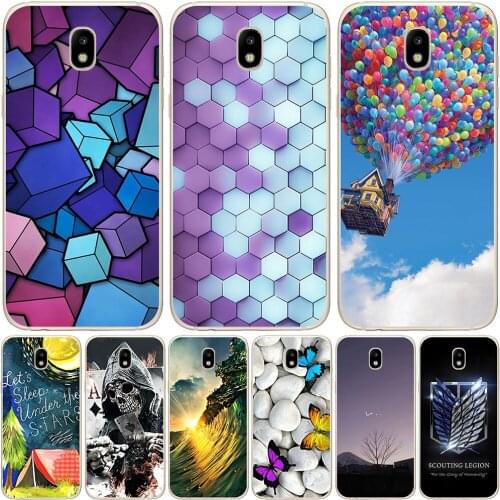 For Samsung Galaxy J7 J700 J710 J7 Prime J730 Pro Cases Silicone Soft TPU Back Cover Protective Cute Fundas Luxury Coque Bags