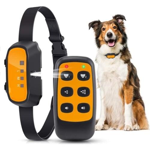 JANPET NO SHOCK DOG Training Collar Spray Anti-Bark Collars Rechargeable Stop Barking Device for Small Medium Large Dogs