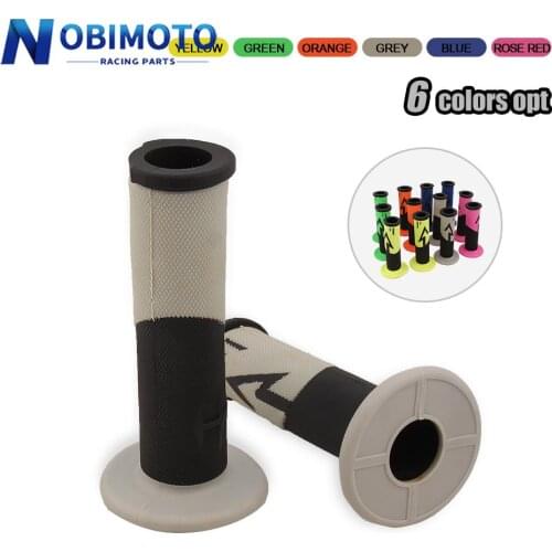 7/8" 22 24mm Universal Handle Bar Grip For Kawasaki Honda Suzuki Yamaha Handlebar Rubber Gel Hand Grips Motorcycle