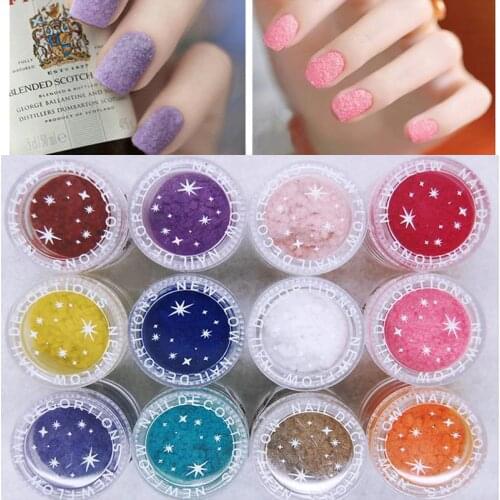 UPRETTEGO 1x Jumbo Jar 3D Nail Art Fuzzy Velvet Flocking Powder 10ml Acrylic Polish Tips Manicure Nails Dip Powder SRF