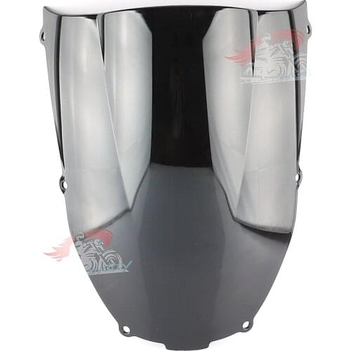 ABS Black Smoke Racing Windscreen Windshields For KAWASAKI NINJA ZX 636 6R 2000 2001 2002 & ZZR600 2005 2006 2007 2008 2009