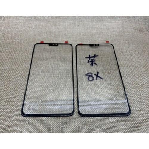 Honor8X Outer Screen For Huawei Honor 8X Front Touch Panel LCD Display Out Glass Cover Lens Phone Repair Replace Parts
