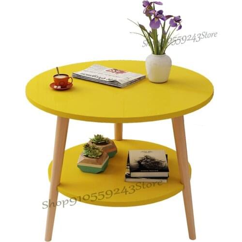 Coffee Table Small Round Table Living Room Home Small Apartment Bedroom Sitting On The Floor Bedside Sofa Side Table Simple Mode