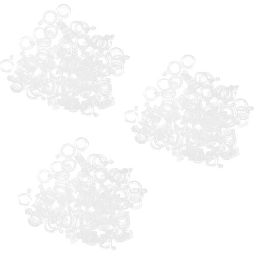 300pcs Clear Pellet Bait Bands For Carp Coarse Fishing Tackle 3mm 5mm 7mm